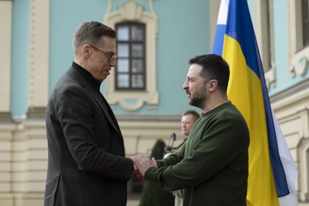 Встреча Владимира Зеленского с&nbsp;Александром Стуббом