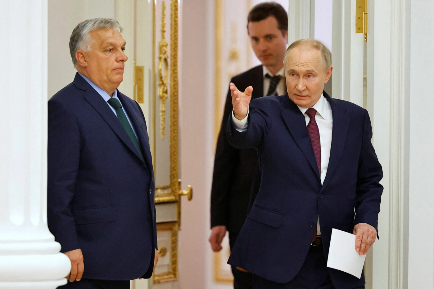 Премьер-министр Венгрии Виктор Орбан и&nbsp;Владимир Путин